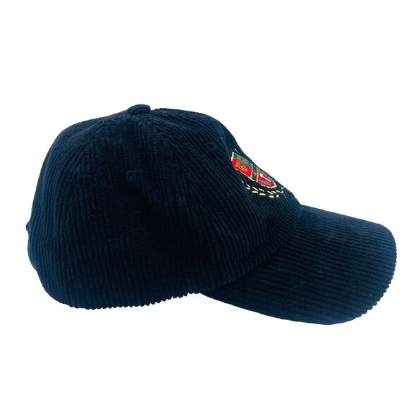 Teddy Fresh Hat Cap Black Corduroy Strapback Adjustable - Picture 3 of 6